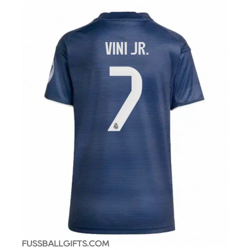 Real Madrid Vinicius Junior #7 Fußballbekleidung Auswärtstrikot Damen 2025-26 Kurzarm
